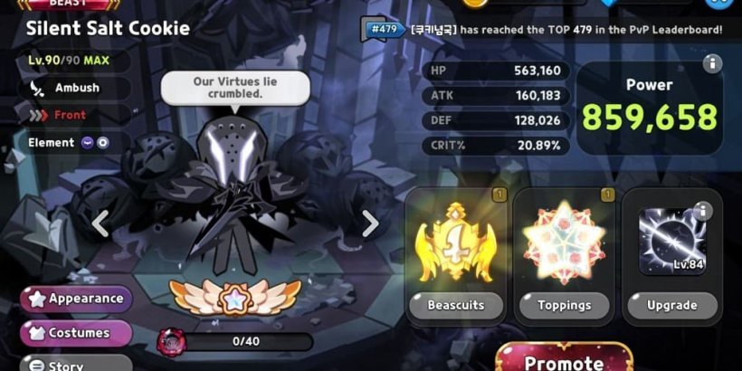 How To Build Silent Salt Cookie in Cookie Run Kingdom How To Build Silent Salt Cookie